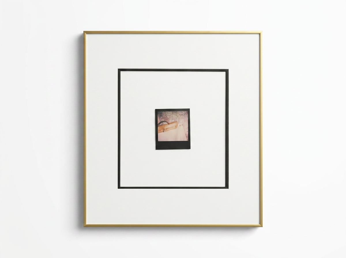 Black Polaroid | Brass Frame | BSR | Hand-Made & Sourced in Manhattan, New York