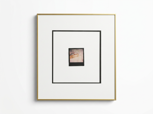 Black Polaroid | Brass Frame | BSR | Hand-Made & Sourced in Manhattan, New York