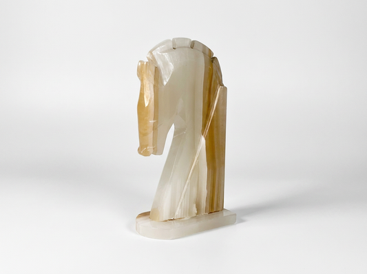 Horse Sculpture | Onyx | Hand-Made in Tehuacán, Mexico | Sourced in Manhattan, New York