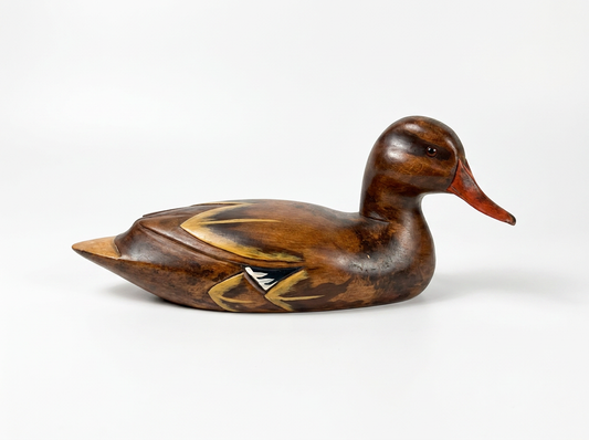 Wooden Duck Decoy | Hand-Made by Wooden Bird Factory in St. Bonifacius, Minnesota | Sourced in Klein, Texas