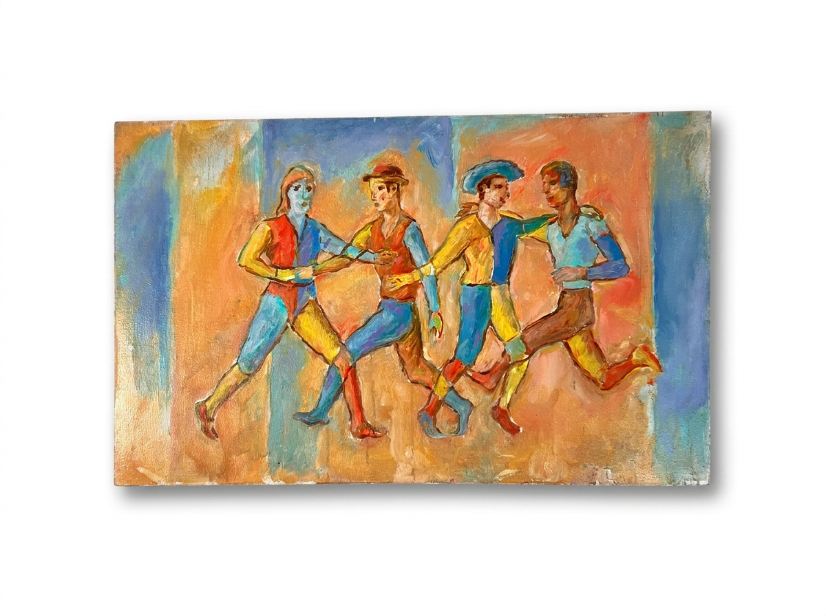 Expressionist Painting | Oil on Canvas | Anonymous | Sourced in Brooklyn, New York