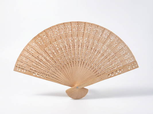 Folding Fan | Sandalwood | Sourced in Hong Kong