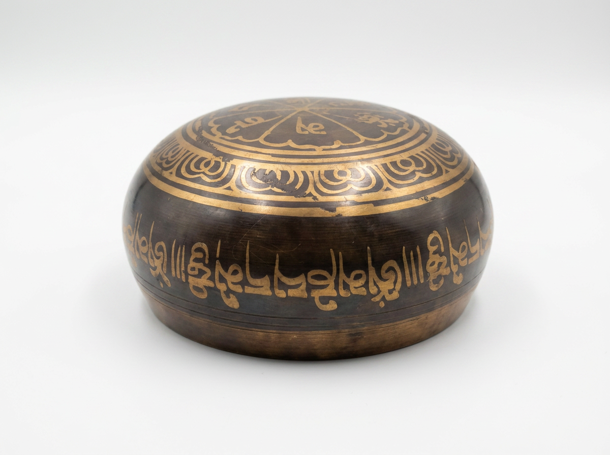 Singing Bowl & Striker | Brass & Wood | Sourced in Manhattan, New York