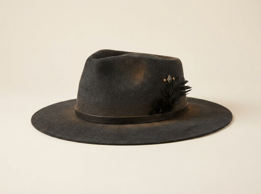 Cowboy Hat | Rabbit Fur Felt & Sterling Silver | Kemo Sabe | Hand-Made in Gainesville, Texas | Sourced in Aspen, Colorado