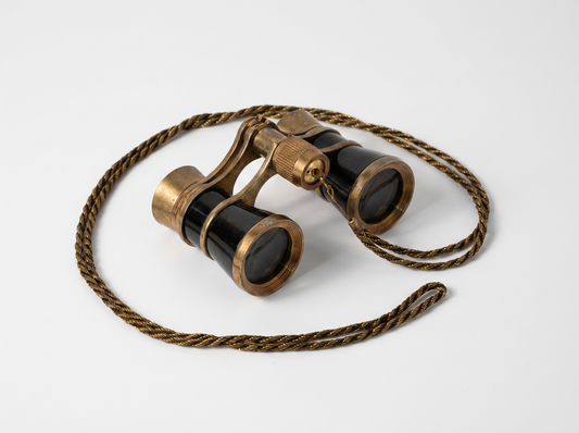 Opera Glasses | Brass & Lacquer | Sourced in Austin, Texas